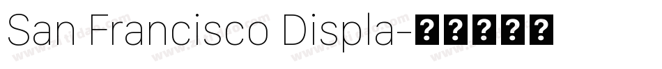 San Francisco Displa字体转换